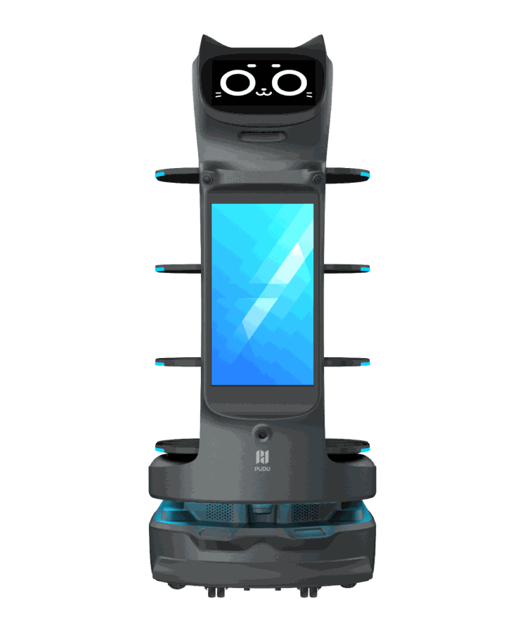 PUDU BellaBot Pro — Service en salle et livraison